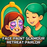 Face Paint Glamour Retreat Parlor - Spa Day game